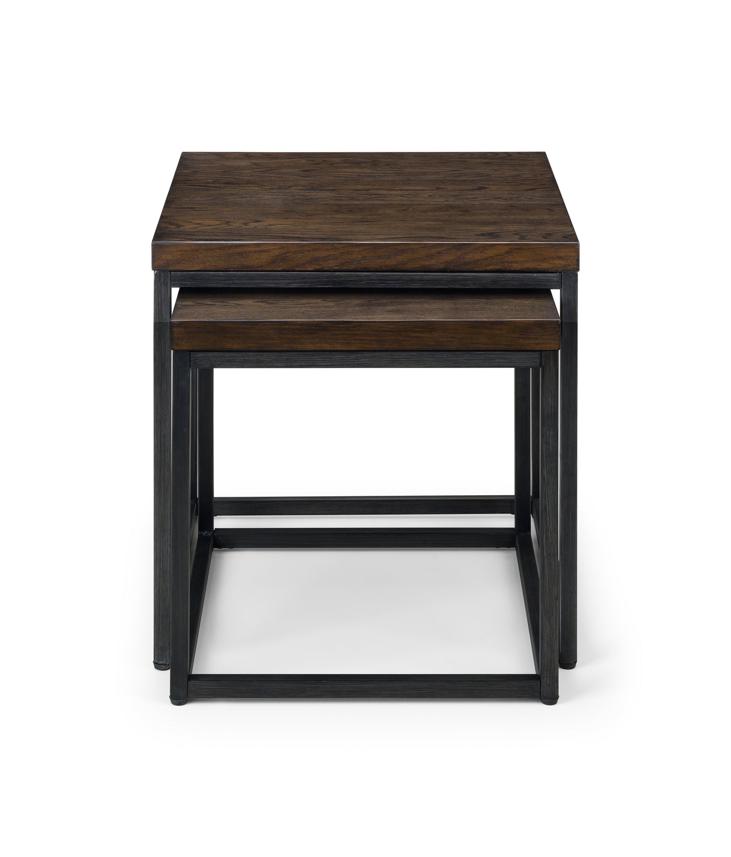 BROOKLYN NESTING LAMP TABLES - DARK OAK