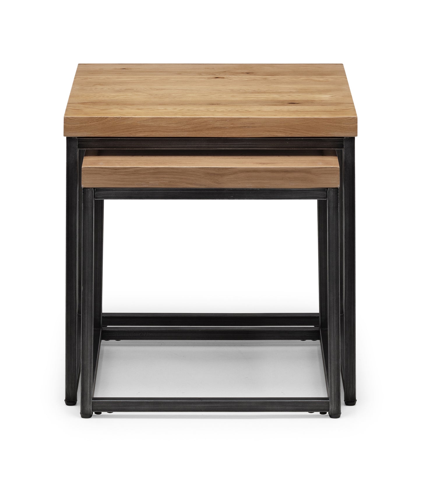 BROOKLYN OAK NESTING LAMP TABLES