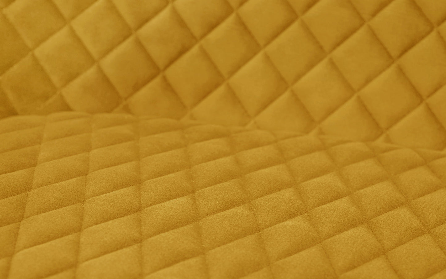 LUXE HIGH BACK BENCH - MUSTARD