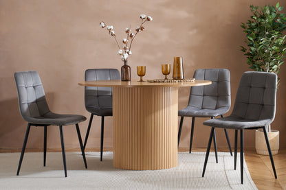 Axel Round Fluted Dining Table