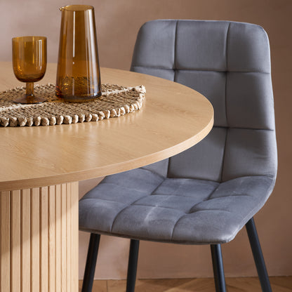Axel Round Fluted Dining Table
