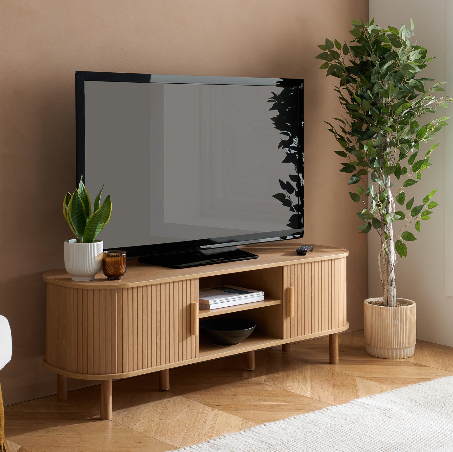 Axel Fluted TV Unit
