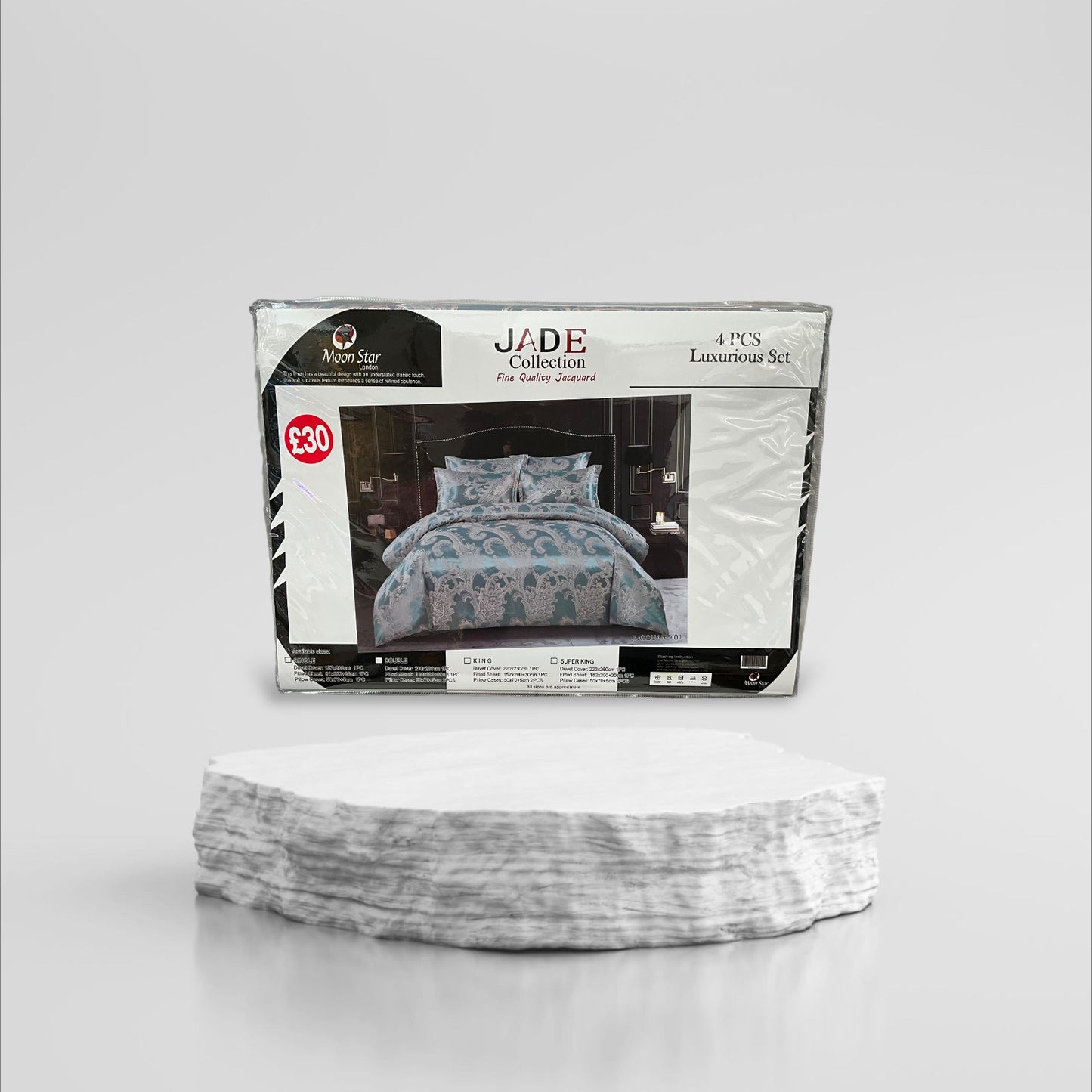 Jade Luxurious Duvet Set, 12 Designs