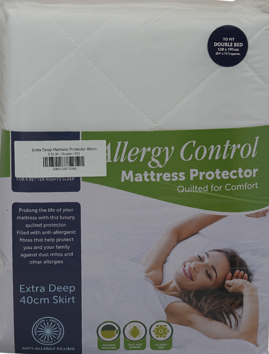 Extra Deep Mattress Protector 40cm