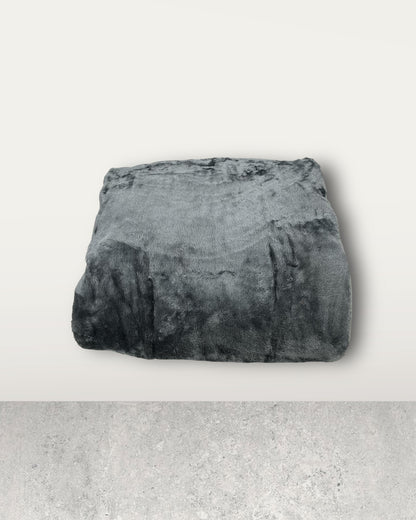 Plain Mink Throw 200 x 240 Various Colours Available