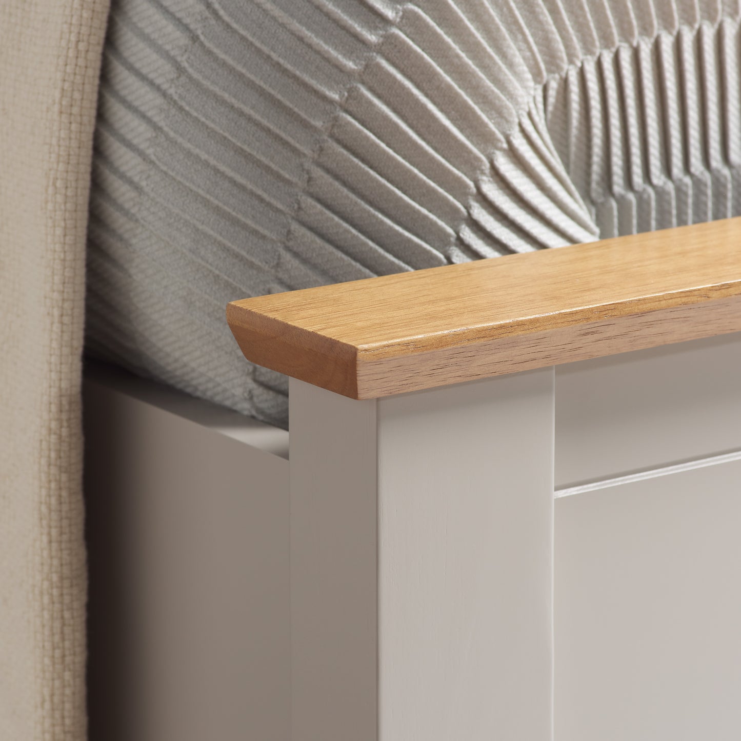 Phoenix Ottoman Bed Pearl Grey
