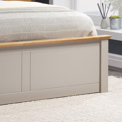 Phoenix Ottoman Bed Pearl Grey