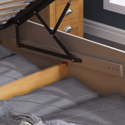 Phoenix Ottoman Bed Pearl Grey