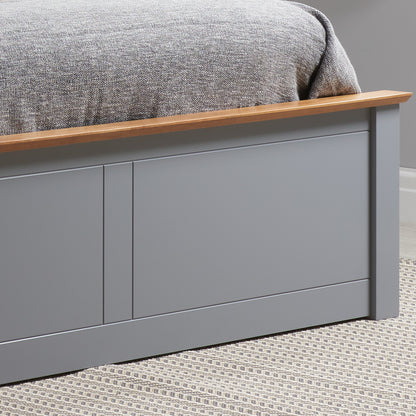 Phoenix Ottoman Bed Stone Grey