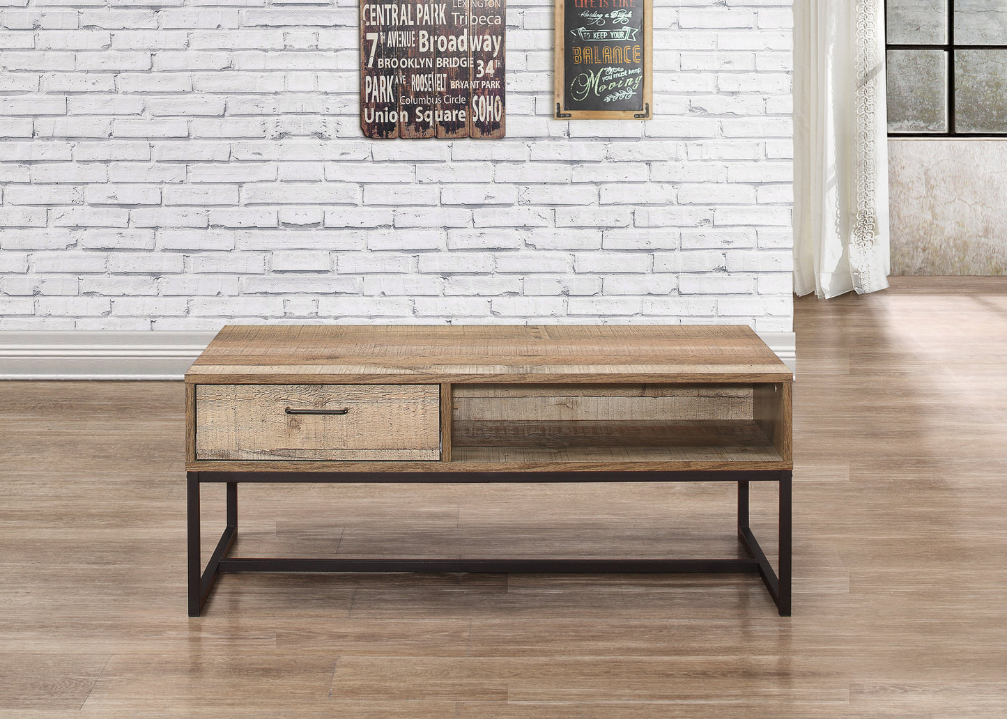 Urban 1 Drawer Coffee Table Brown