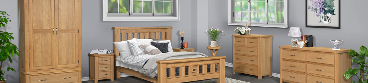 Monarch Oak 5 Drawer Chest