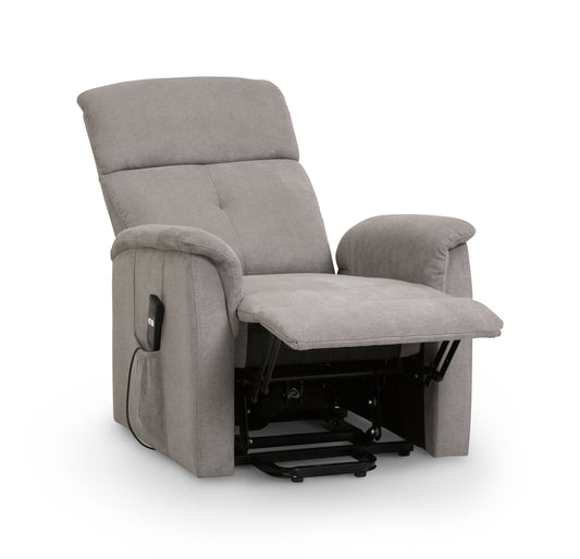 AVA RISE AND RECLINE CHAIR TAUPE FABRIC
