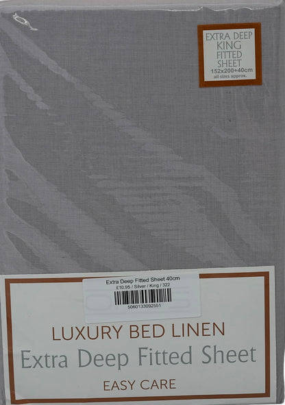 Extra Deep Fitted Sheet 40cm