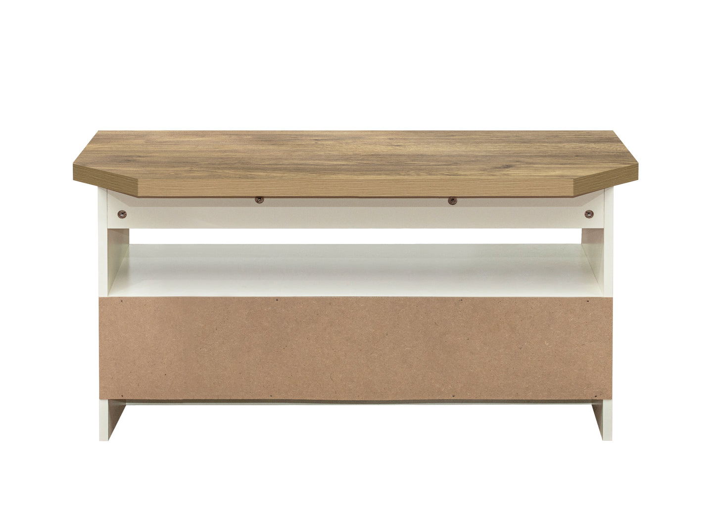 Highgate Corner TV Unit Cream & Oak