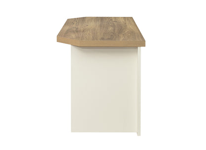Highgate Corner TV Unit Cream & Oak