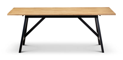HOCKLEY TABLE BLACK/OAK