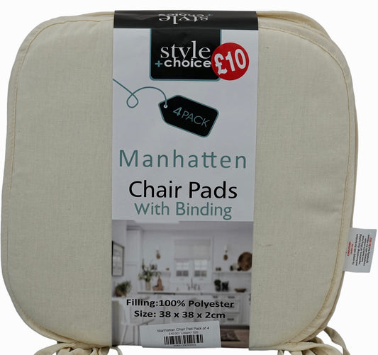 Manhattan Chair Pad Pack of 4