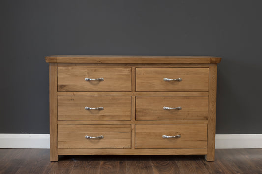 Medina Oak 6 Drawer Chest