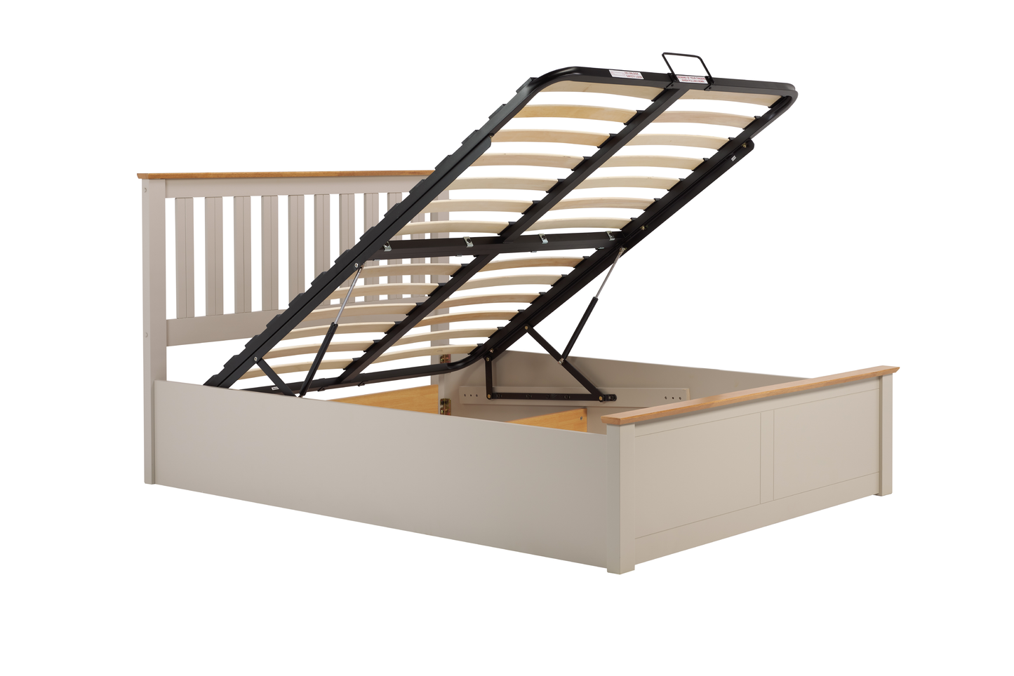 Phoenix Ottoman Bed Pearl Grey