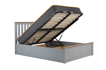 Phoenix Ottoman Bed Stone Grey