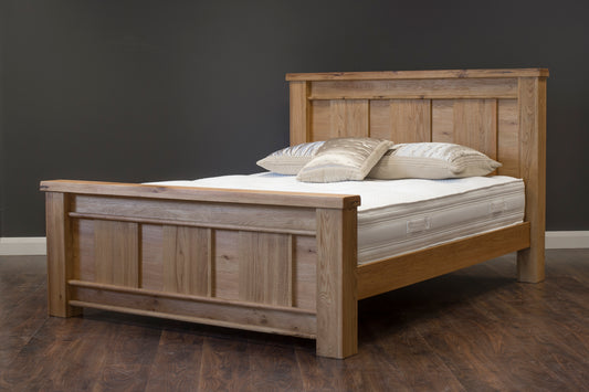 Savannah Double 4'6 Oak Wooden Bed Frame